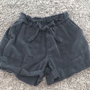 Aerie dark gray tye shorts!